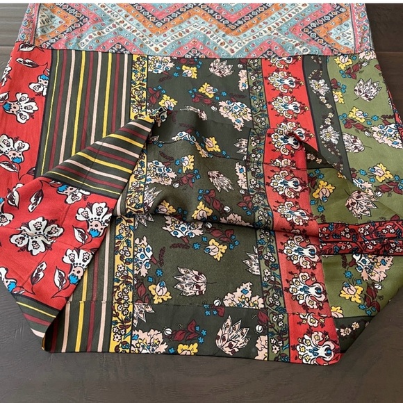 TINY by Anthropologie Women's Boho Floral Chiffon Mini Dress Sz Small - Picture 12 of 15